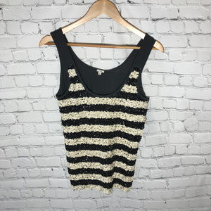 J Crew Sequin Embellished Tank Top